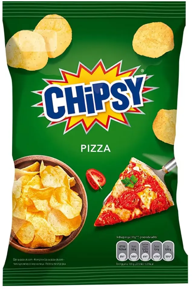 CHIPSY 55g PLAIN PIZZA CHIPSY (MARBO)