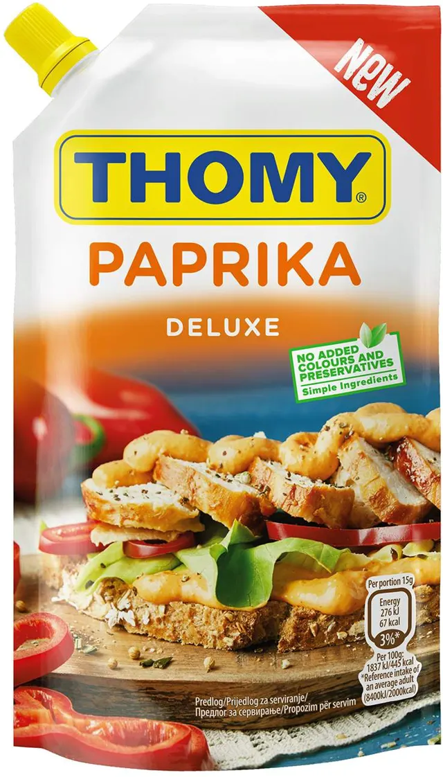 PRELIV PAPRIKA DOYPACK 220G THOMY THOMY