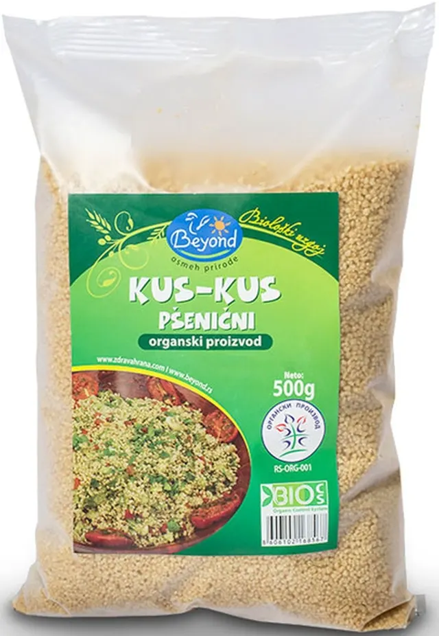 KUS KUS PŠENIČNI ORGANIC 500GR BEYOND BEYOND