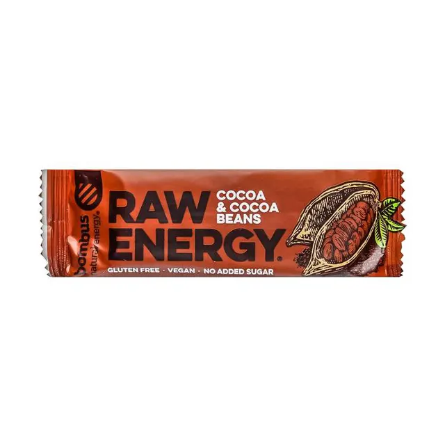 bombus RAW ENERGY kakao&kakao zrno 50g bombus
