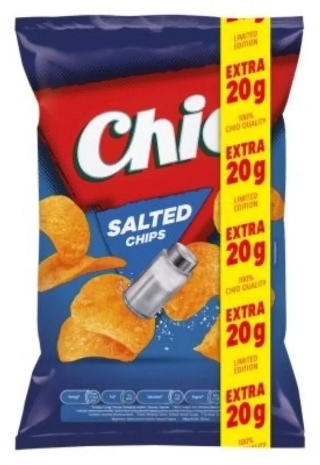 CHIO CHIPS SALTED 130G ATLANTIC BRANDS - INTERSNACK
