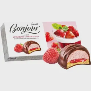 BONJOUR SUFLE JAGODA 232gr KONTI-RUS