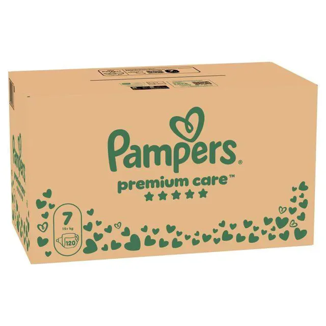 PELENE PAMPERS PREMIUM 7 MSB 120/1 PAMPERS