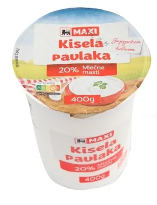 Kisela pavlaka 20% MK12 400g