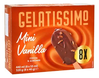 SLADOLED VANILA BADEM 8X55ML GELAT