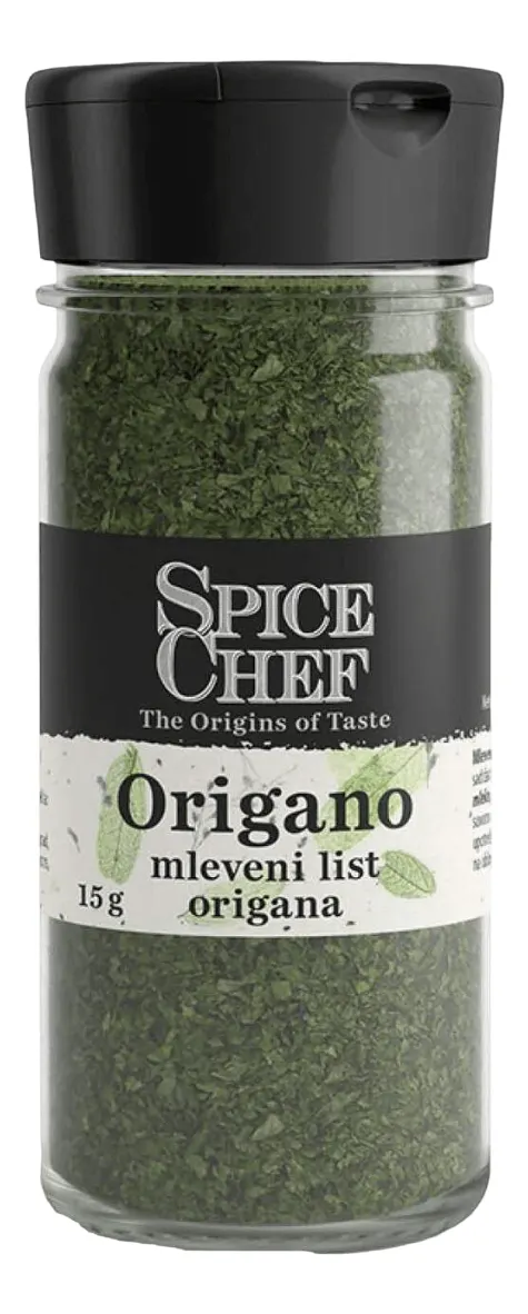 ORIGANO STAKLO 15G SPICE CHEF SPICE CHEF