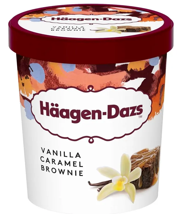 Sladoled Vanilla caramel brownie 386g HAAGEN DAZS