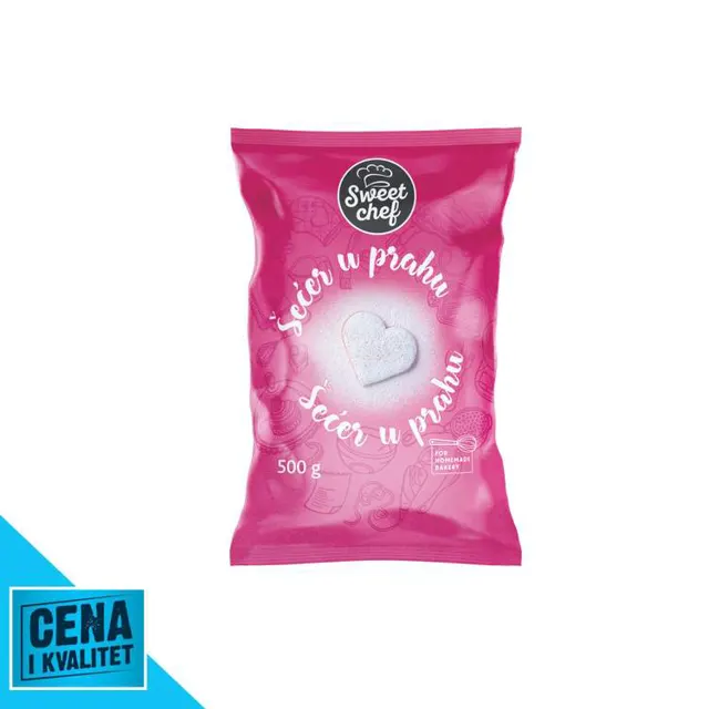 ŠEĆER U PRAHU 500G SWEET CHEF SWEET CHEF