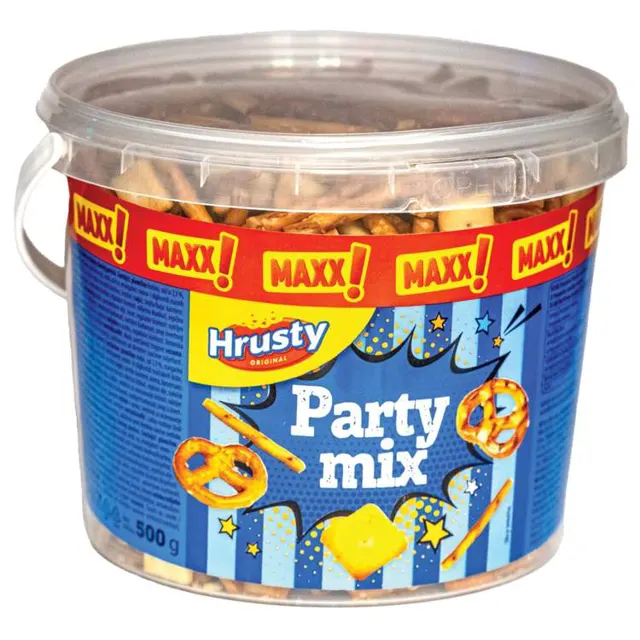 PARTY MIX MAXX 500G HRUSTY HRUSTY