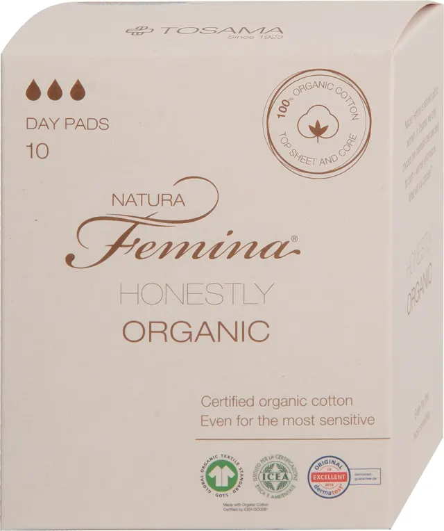 NATURA Femina ORG. ciklusni ulošci 10/1 NATURA Femina