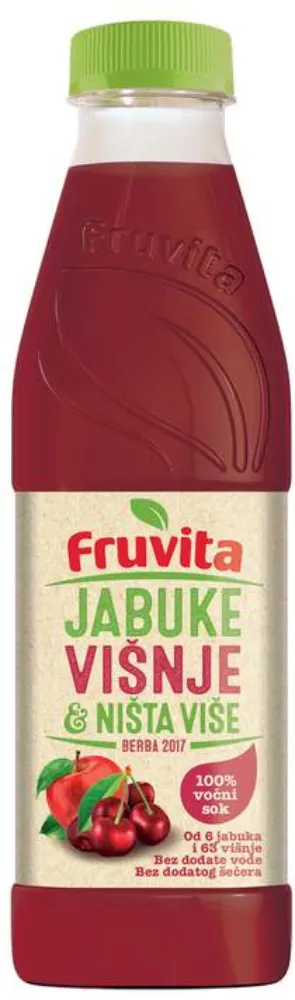SOK FRUVITA CEĐENE JABUKE-VIŠNJE PET 0.75L