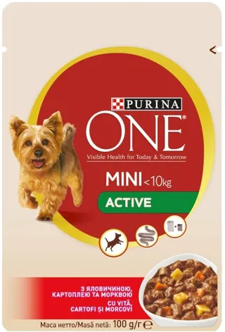 Purina one mini dog govedina i krompir sos100gr