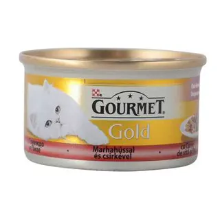 Hrana za macke goved/pilet.Gourment 85g