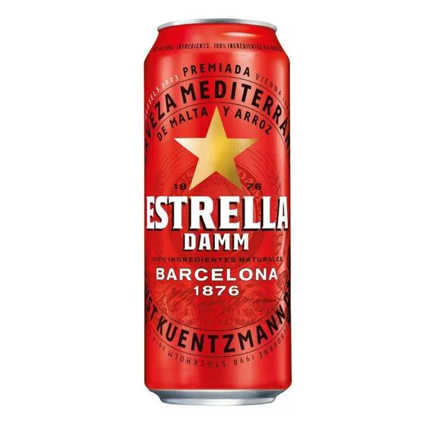 Pivo Estrella Damm 0,5l CAN Estrella