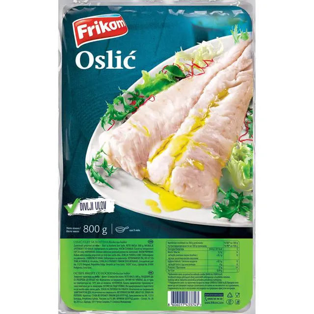 Smrz.oslic filet 800g Frikom Frikom