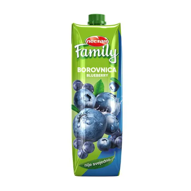 Nektar borovnica40% Family Nectar1l brik Family