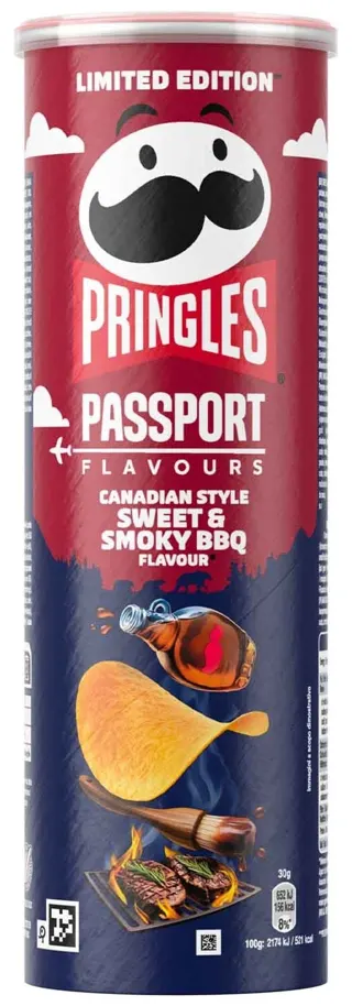 CIPS PRINGLES KANADSKI BBQ 165g
