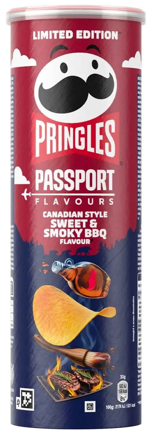 CIPS PRINGLES KANADSKI BBQ 165g Pringles