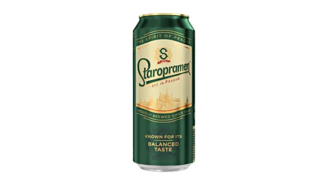 Pivo svetlo Staropramen limenka 0.5l Staropramen