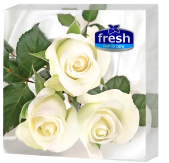 SALVETE FRESH BELE RUZE 3sl 20/1 33x33 FRESH