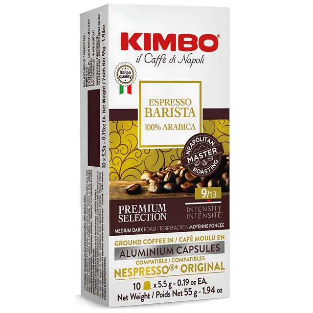 KAFA KIMBO BARISTA ARABICA ALU KAPSULA ZA NESPRESSO 10/1 10 kom KIMBCO