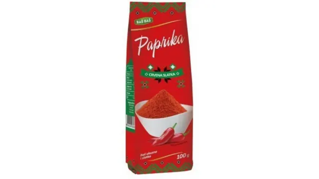 PAPRIKA MLEVENA SLATKA BAŠ BAŠ 100G BAS BAS