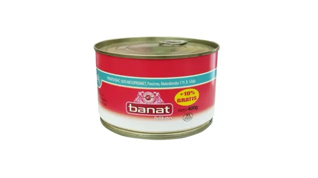 Mesni narezak 0400+10% gratis Banat 400 g BANAT DELIKATES
