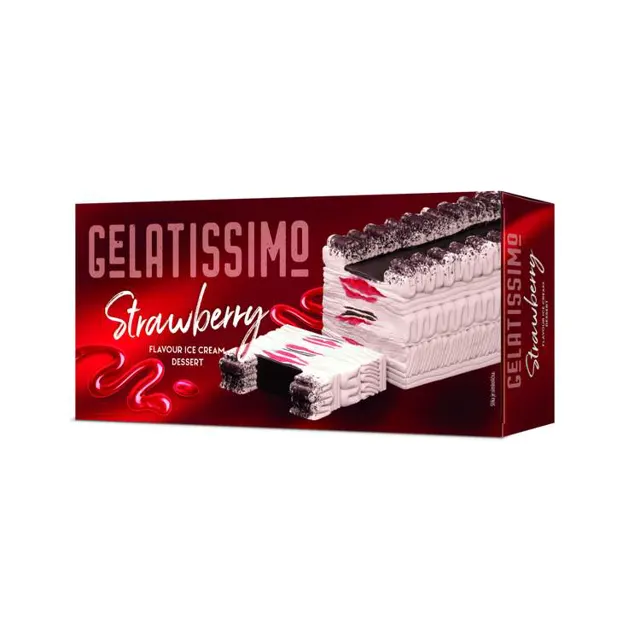 SLADOLED TORTICA JAGODA 700ML GELAT GELATISSIMO