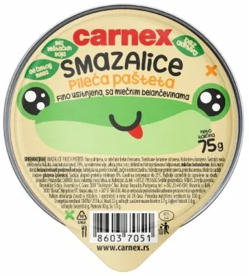 PASTETA PILECA SMAZALICA 75 G CARNEX