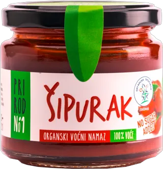 PRIRODNo1 ORG.NAMAZ OD DIVLJ.ŠIPURKA200g