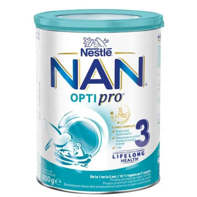 Mleko NAN optipro 3 HM-O 12M 800g Nan