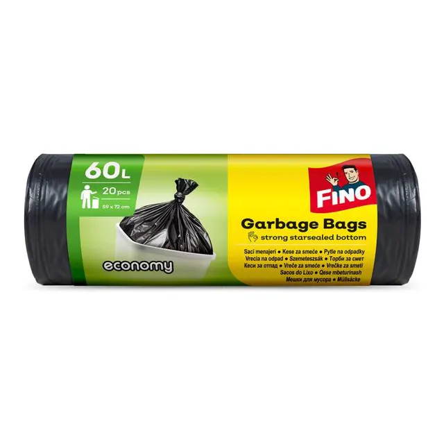 FINO kese za smeće 60l 20kom Fino