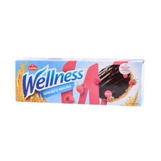Keks Wellness integ.malina cokolada 150g
