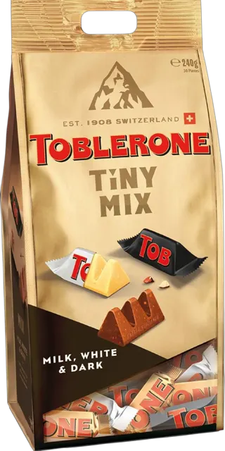 ČOKOLADA MINI TINY MIX B&W TOBLERONA 240G