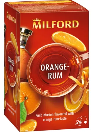ČAJ MILFORD SNEŽNI VALCER POMORANDŽA RUM 20X2.5G