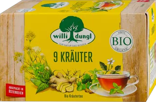 willi dungl 9 vrsta bilja čaj 20fk/40g