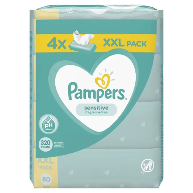 VL.MARAMICE PAMPERS SENSITIVE 4X80 NELT CO
