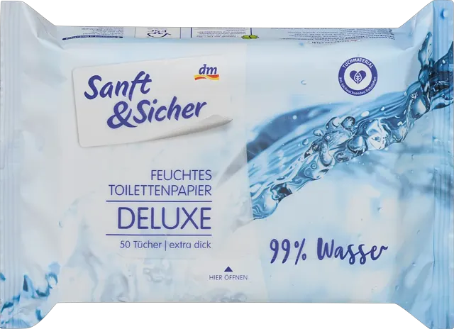 Sanft&Sicher vl.toal. pap. 99% voda 50/1 Sanft&Sicher