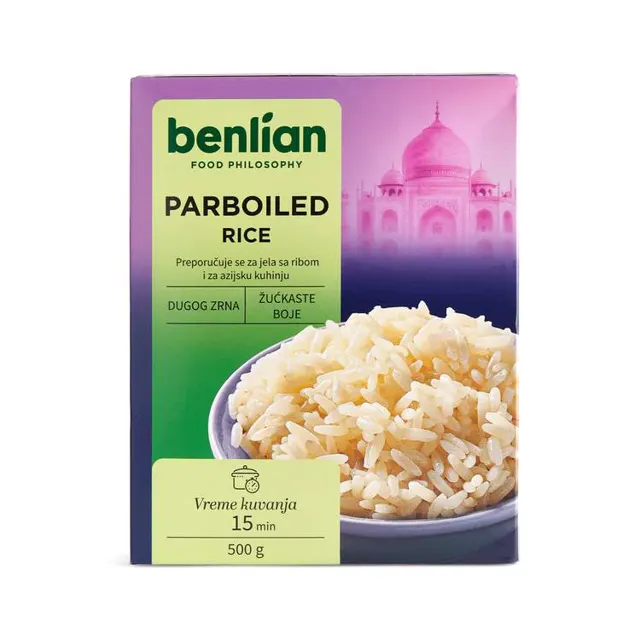 Pirinac Parboiled 500g Benlian food