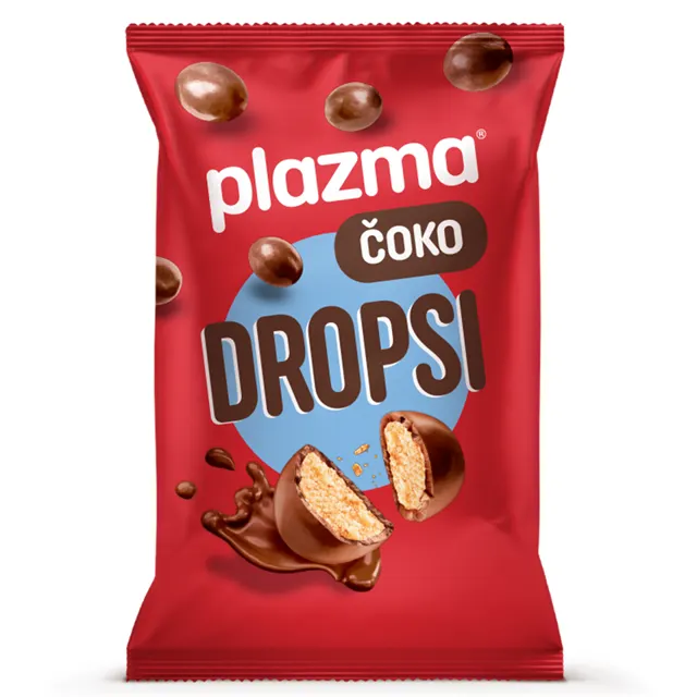 BOMBON ČOKO DRAŽEJE BAMBI PLAZMA ČOKO DROPSI 90G BAMBI PLAZMA