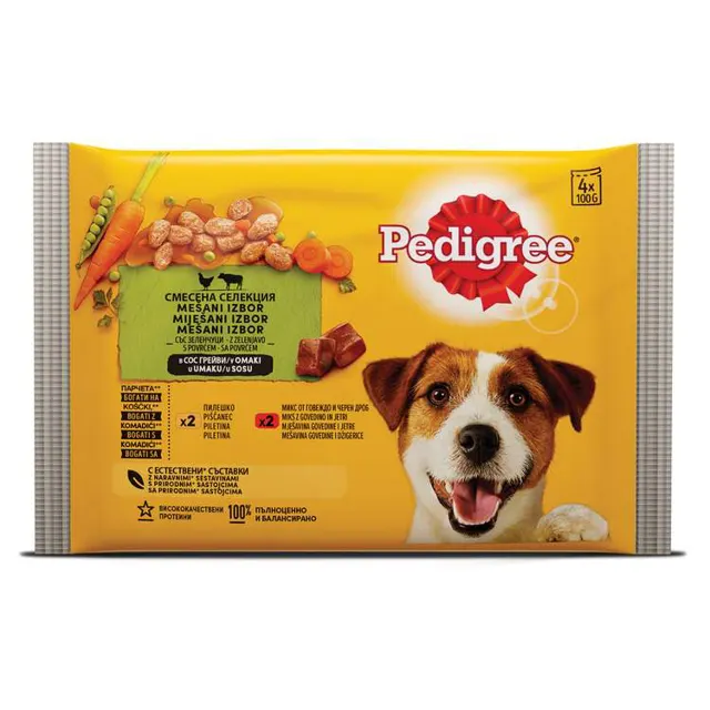 Hrana za pse Pedigree 4x100g Pedigree
