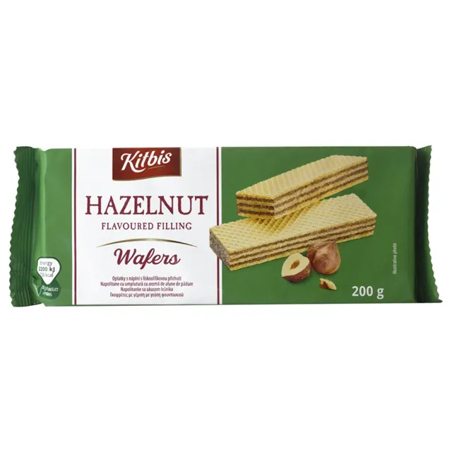 Napolitanke lesnik Kitbis 200g Kitbis