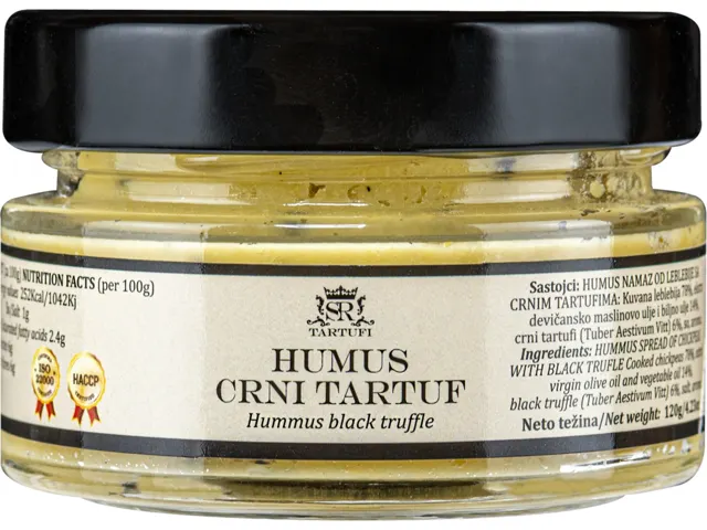 HUMUS CRNI TARTUF 120G TARTUFI