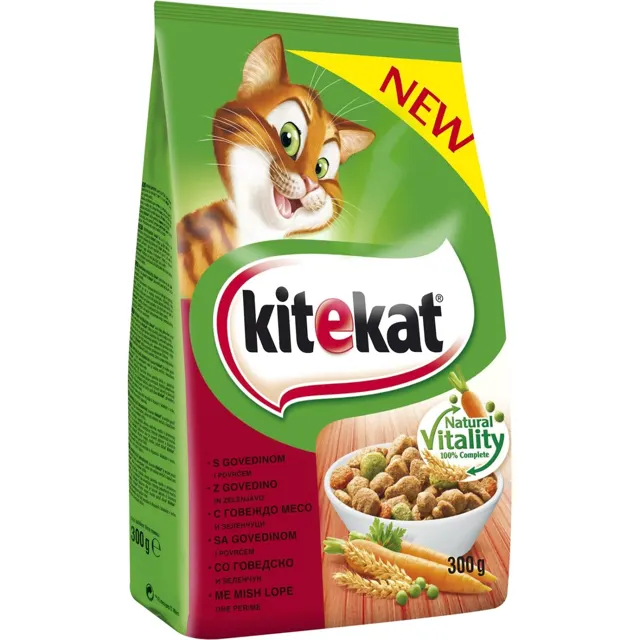 Kitekat briketi govedina 300g KITEKAT