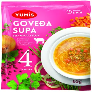 Supa Yumis/Govedja sa testen.bistra 65g