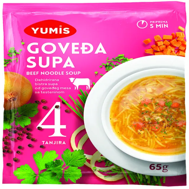 Supa Yumis/Govedja sa testen.bistra 65g Yumis