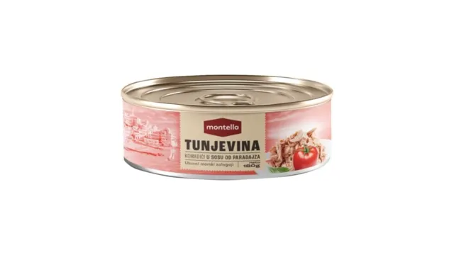 TUNJEVINA KOMADICI MONTE LLA U PARADAJZ SOSU 160G MONTELLA