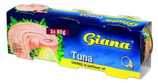 TUNA KOMAD U ULJU 3X80GR GIANA