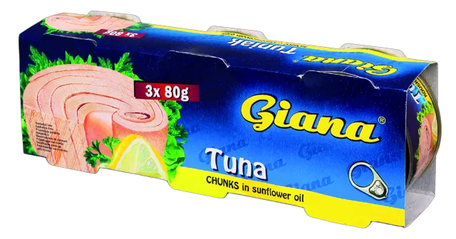 TUNA KOMAD U ULJU 3X80GR GIANA GIANA