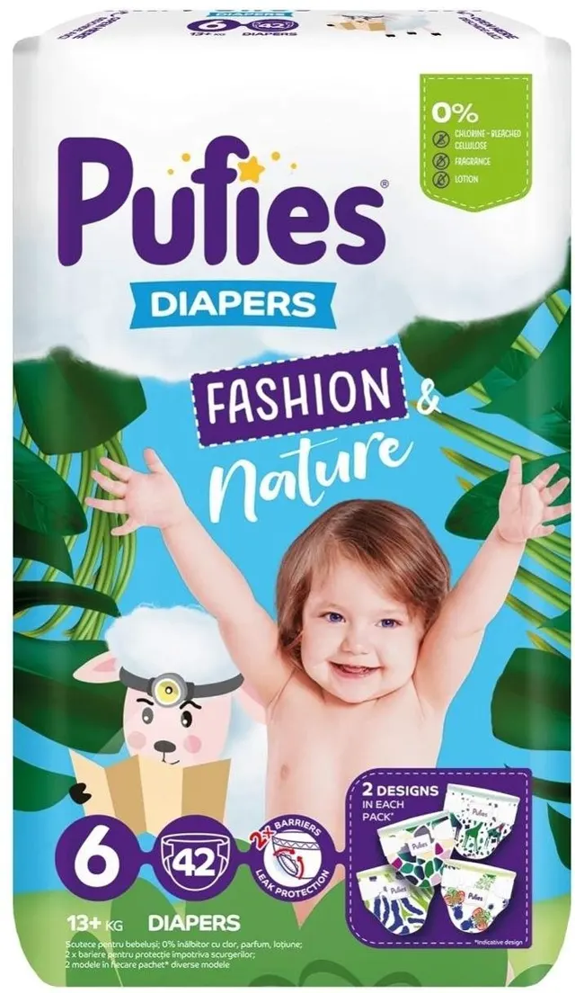 PELENE PUFIES FASHION&NATURE EXTRA LARGE 6 42KOM (13+KG) PUFIES